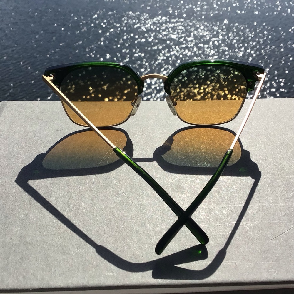 tens Filter Your World Rare Larsson Green Tropic High Sunglasses Metal Frame - Picture 5 of 16